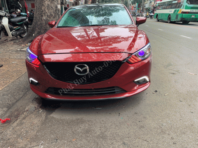 Độ đèn pha cho xe Mazda 6