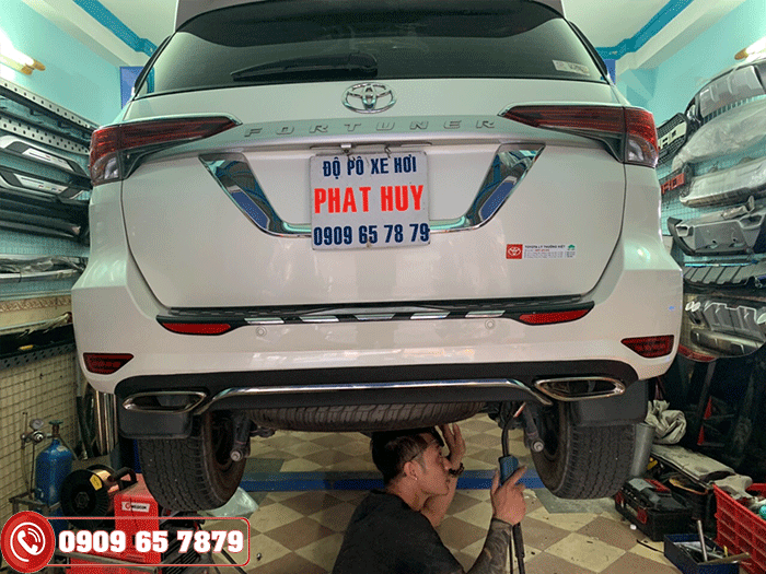 Độ pô cho xe Toyota Fortuner