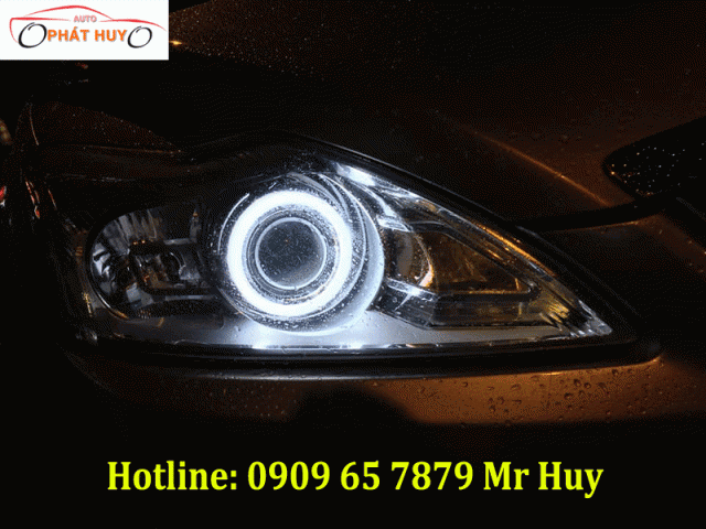 Độ đèn led,vòng angel eyes cho Hyundai i10