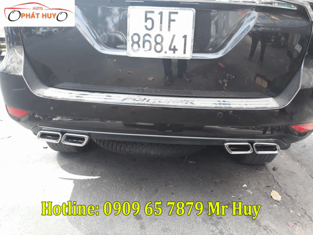 Độ pô trang trí cho xe Toyota Fortuner