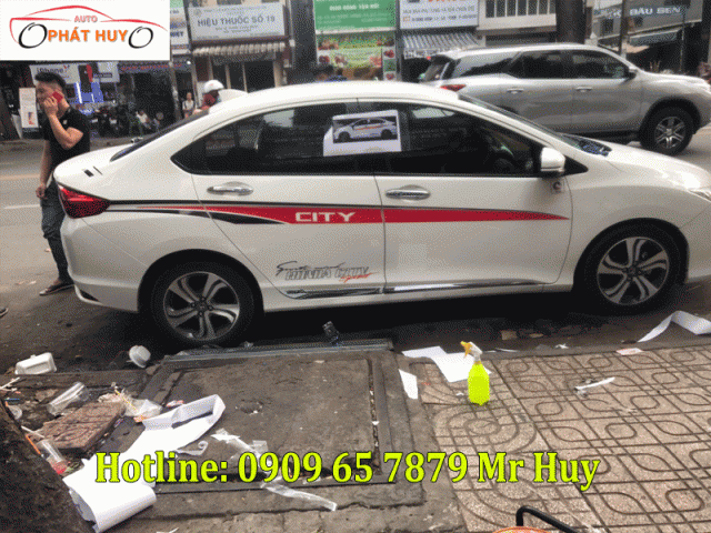 Tem dán sườn cho xe Honda City