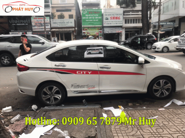 Tem dán sườn cho xe Honda City