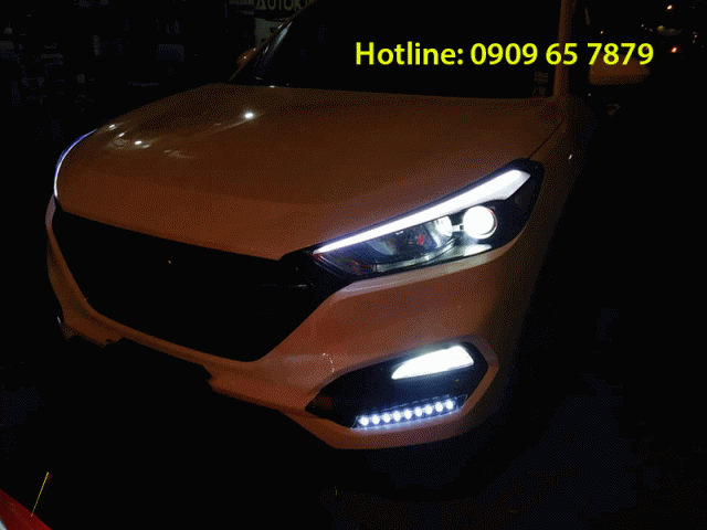 Độ đèn cho xe Hyundai Tucson