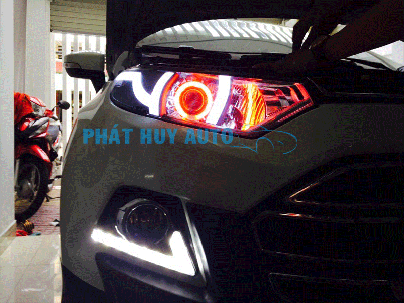 Độ đèn led cho xe Ford Ecosport