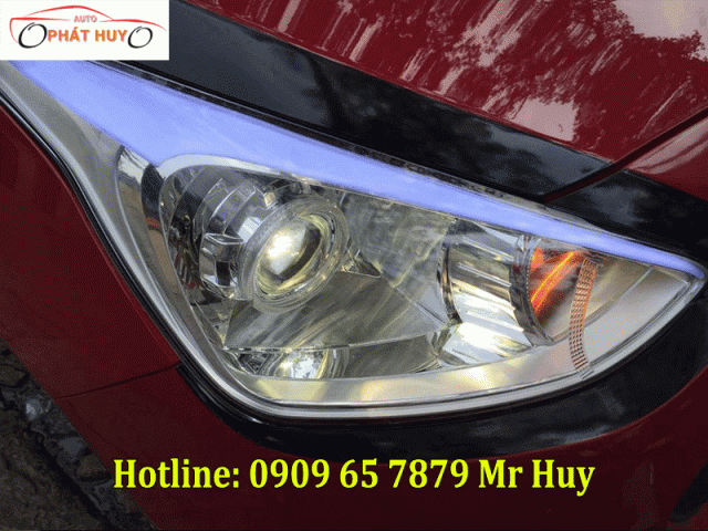 Độ đèn Led cho xe Hyundai i10 chính hãng