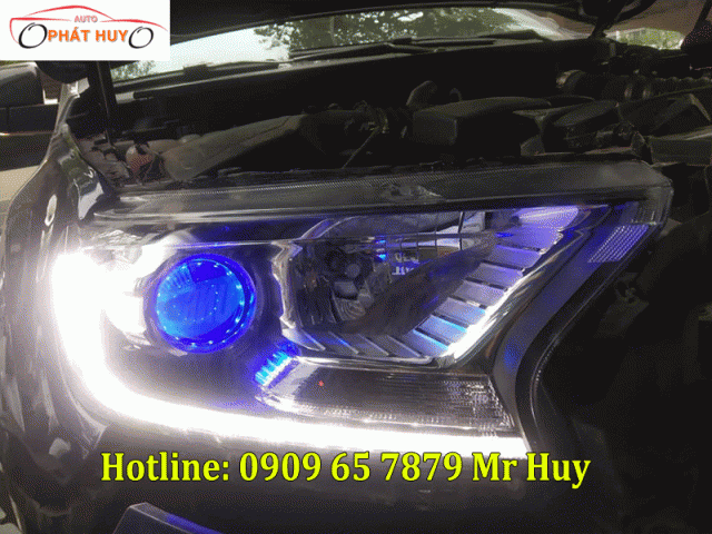 Độ đèn Led độ bi xenon cho xe Ford Ranger