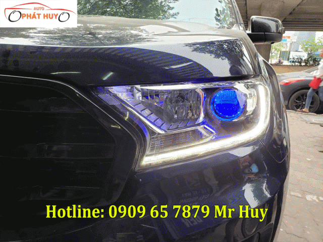 Độ đèn Led độ bi xenon cho xe Ford Ranger