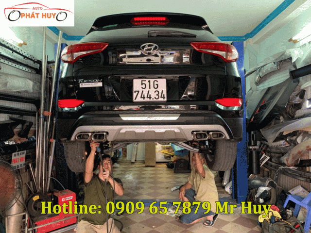 Độ pô hú cho xe Hyundai Tucson 2019