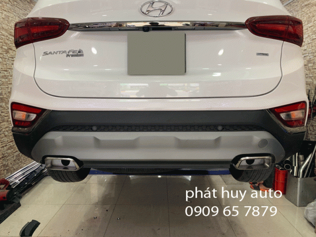 Độ pô xe Santafe 2019