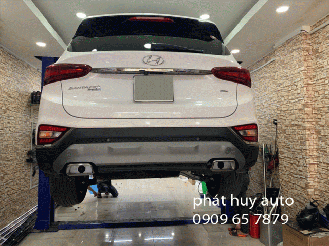 Độ pô xe Santafe 2019