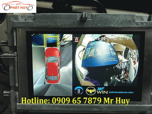 Camera 360 độ cho xe Mercedes E200