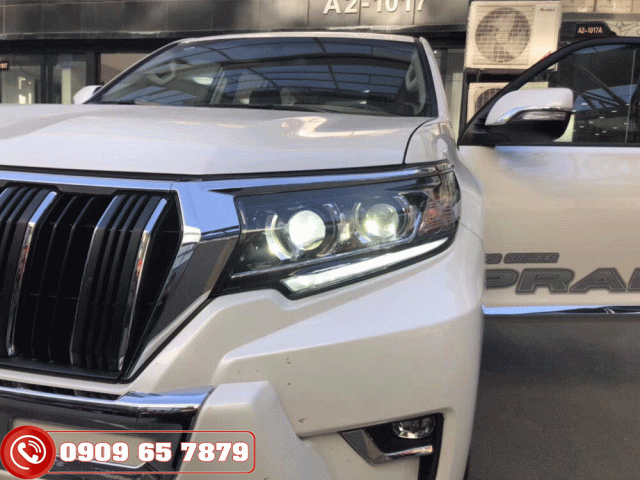 Độ đèn Led bi xenon cho xe Toyota Prado