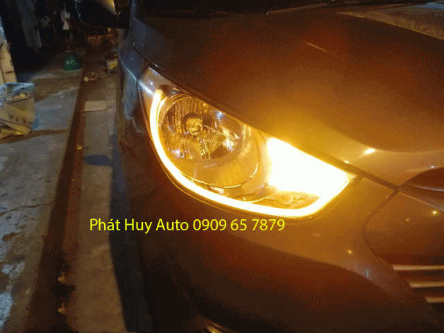 Độ đèn Led Mí xe Hyundai Tucson 