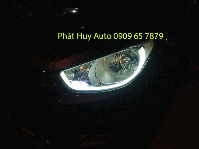 Độ đèn Led Mí xe Hyundai Tucson 