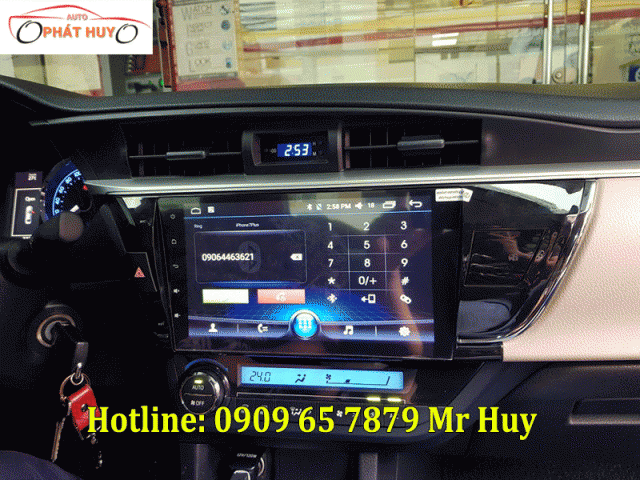 Màn hình dvd android xe ô tô Toyota Altis 2019