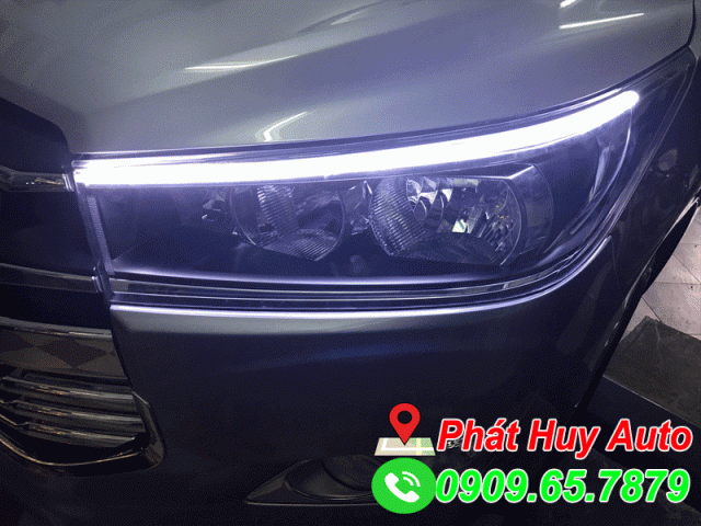 Độ đèn led chính hãng xe Toyota Innova 2018