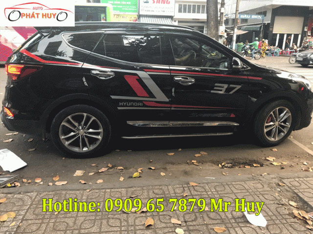 Mẫu tem xe Hyundai Santafe