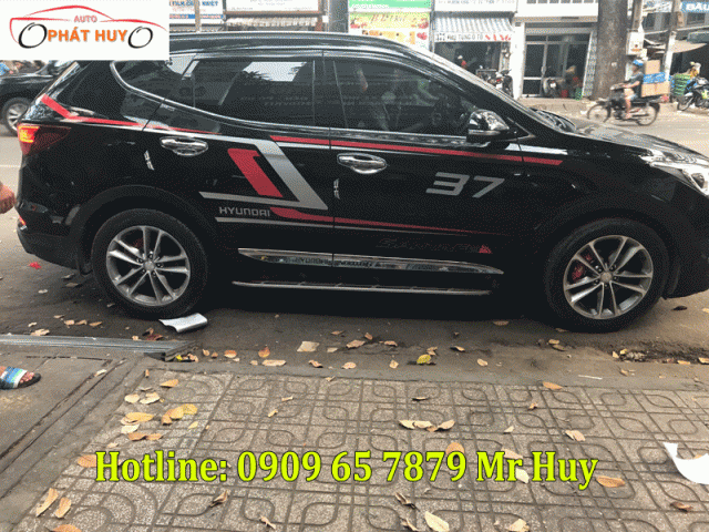 Mẫu tem xe Hyundai Santafe