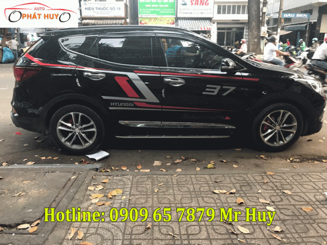 Mẫu tem xe Hyundai Santafe