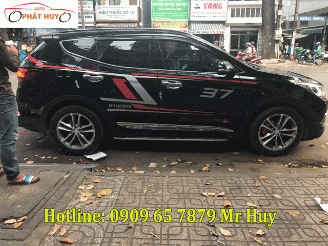 Mẫu tem xe Hyundai Santafe