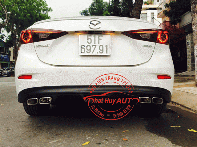 Pô độ cho xe Mazda 3 chính hãng