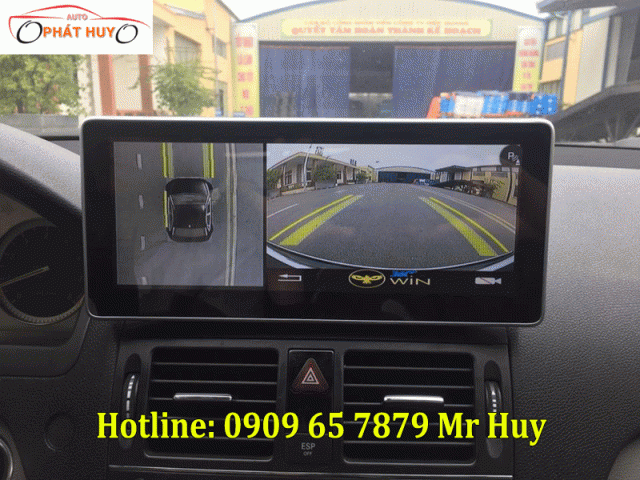 Camera 360 độ cho xe Mercedes C200