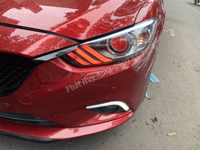 Độ đèn cho xe Mazda 6