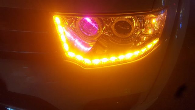 Độ đèn cho xe Pajero Sport 
