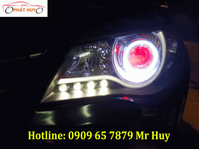 Độ đèn pha nguyên bộ xe Hyundai Avante