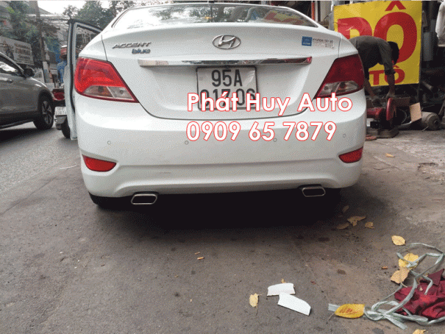 Độ pô Hyundai Accent giá rẻ tại tphcm