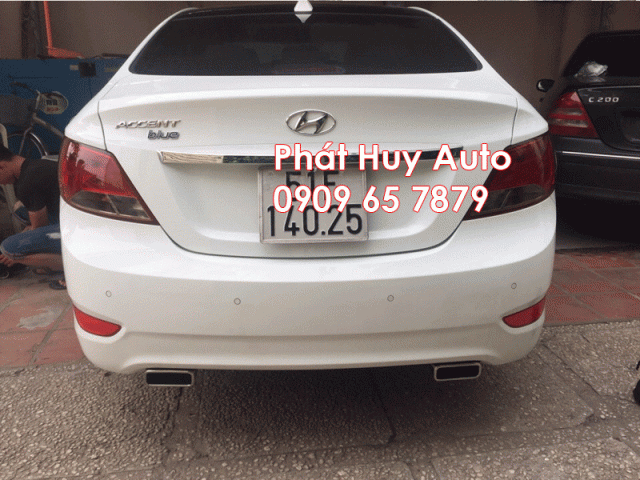 Độ pô Hyundai Accent giá rẻ tại tphcm