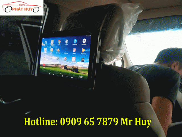 Màn hình gối đầu android xe Honda City