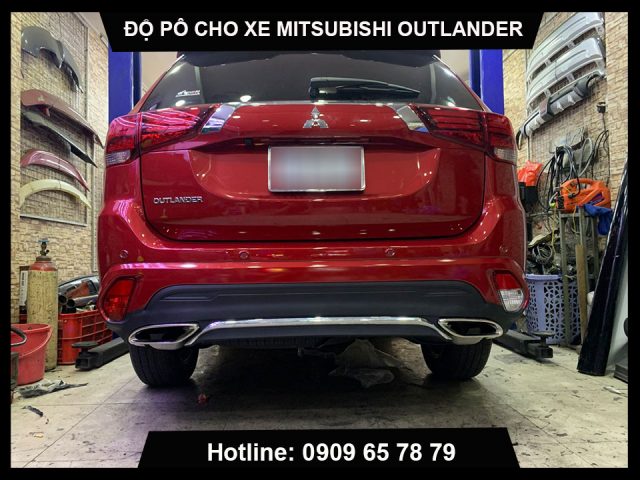 Độ Pô Chính Hãng cho Xe Mitsubishi Outlander