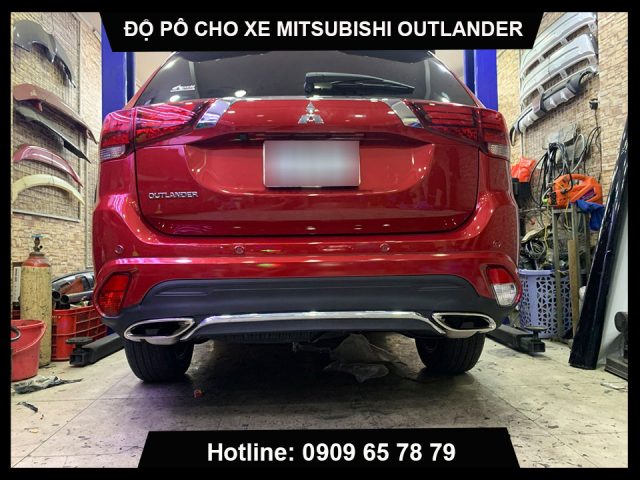 Độ Pô Chính Hãng cho Xe Mitsubishi Outlander