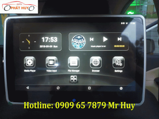 Màn hình gối đầu giá rẻ cho xe Hyundai i10