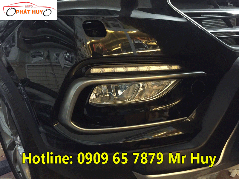 Độ đèn led gầm xe Hyundai Santafe giá rẻ