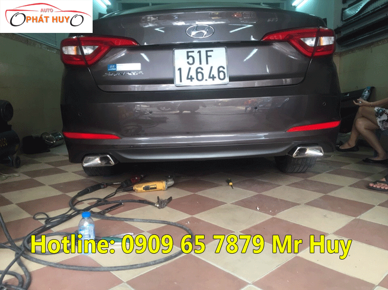 Độ Pô Nổ On Off Cho Xe Hyundai Sonata