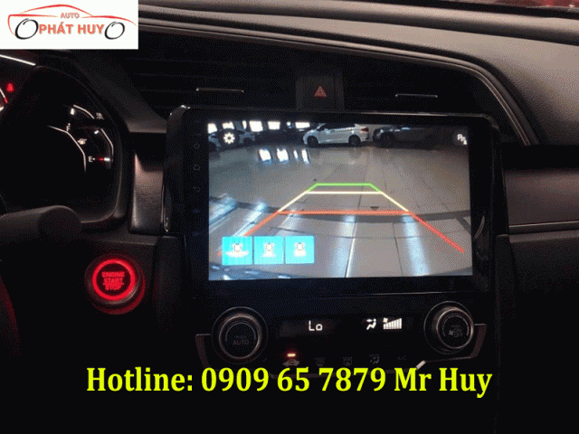 Gắn màn hình dvd android xe Honda Civic tại TPHCM