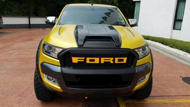 Hốc gió nắp capo Ford Ranger