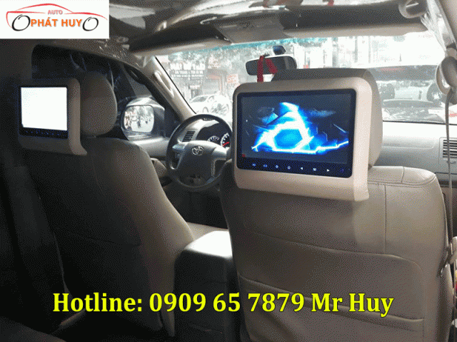 Màn hình gối đầu zin theo xe Fortuner