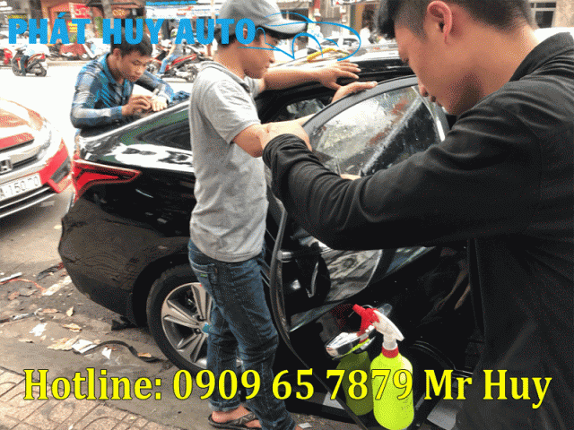 Dán phim cách nhiệt cho xe Hyundai Accent 2018