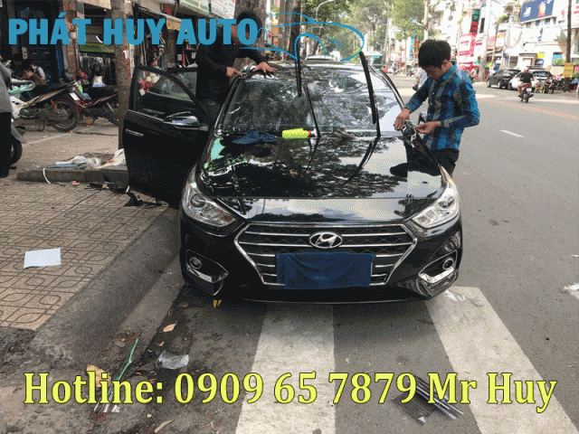 Dán phim cách nhiệt cho xe Hyundai Accent 2018