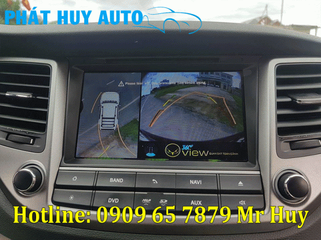 Gắn camera 360 độ cho xe Hyundai Tucson 2018