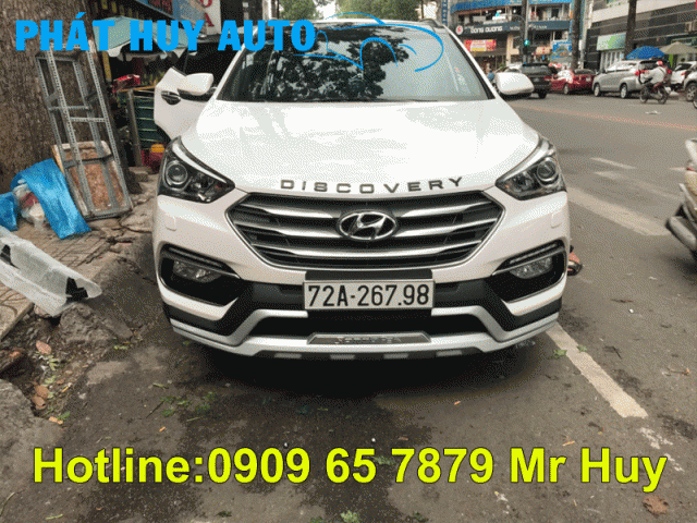 Độ ốp cản (trước sau) cho Hyundai Santafe 2018