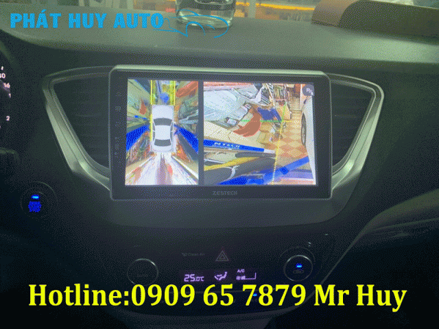 Camera 360 độ cho xe Hyundai Accent 2019