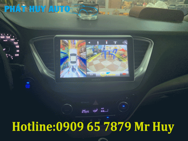 Camera 360 độ cho xe Hyundai Accent 2019