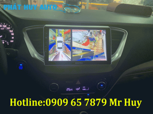 Camera 360 độ cho xe Hyundai Accent 2019