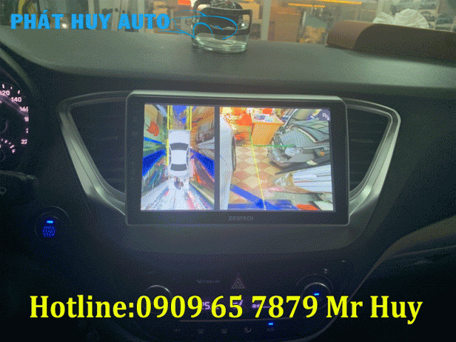 Camera 360 độ cho xe Hyundai Accent 2019