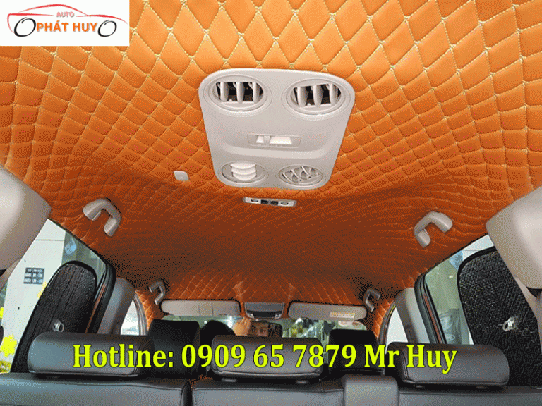 Bọc trần da 5d cho xe Honda CRV
