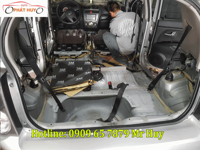 Cách âm chống ồn xe Kia Morning Cách âm chống ồn xe Kia Morning